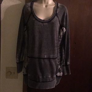 Hurley grey long sleeve ladies sweatshirt